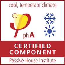 badge certified component by passive house institute